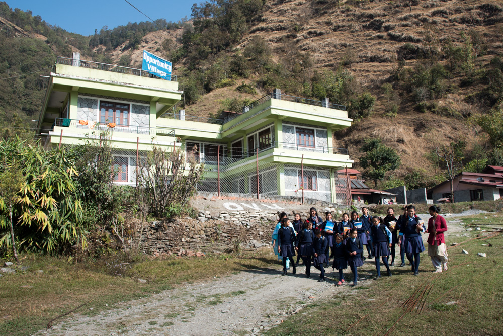Opportunity Village in de bergen Nepal